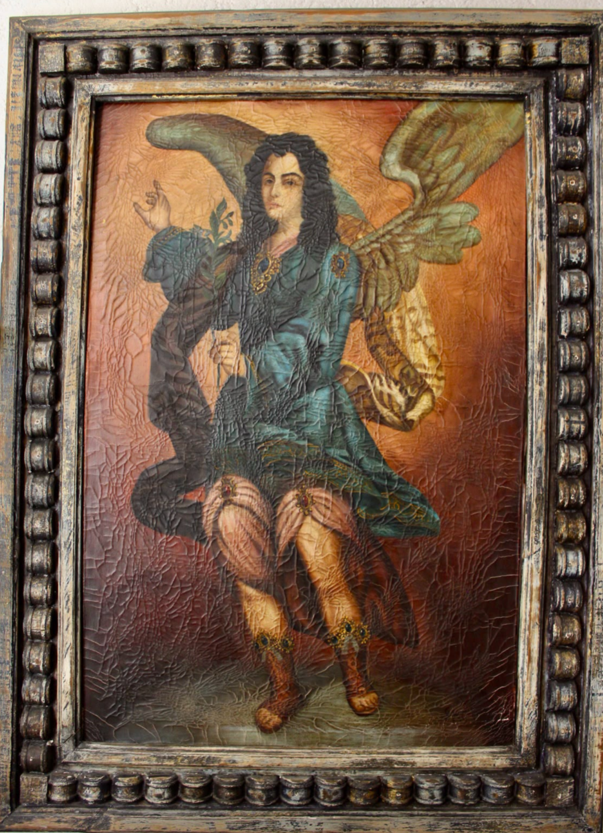 Cuadro Arcángel (escuela peruana)