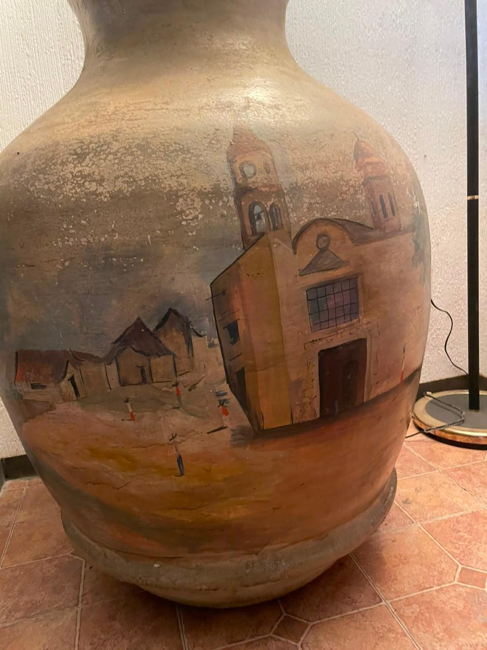 Olla de barro ancestral