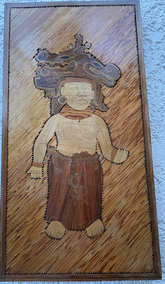Retablo de marquetería Coatlicue