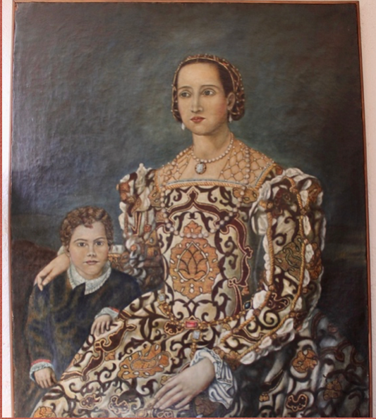 Cuadro Leonor de Toledo y su hijo